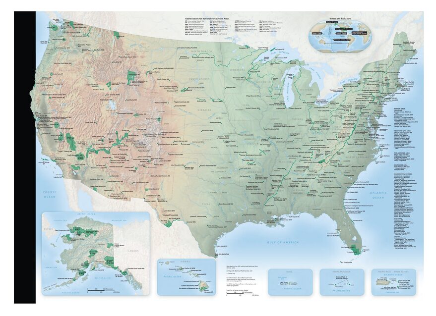 Official NPS map of Big Bend (Unigrid)