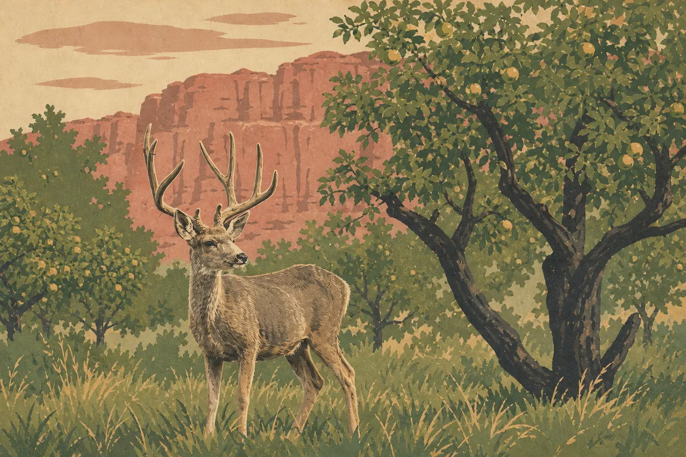 Illustration sérigraphiée :