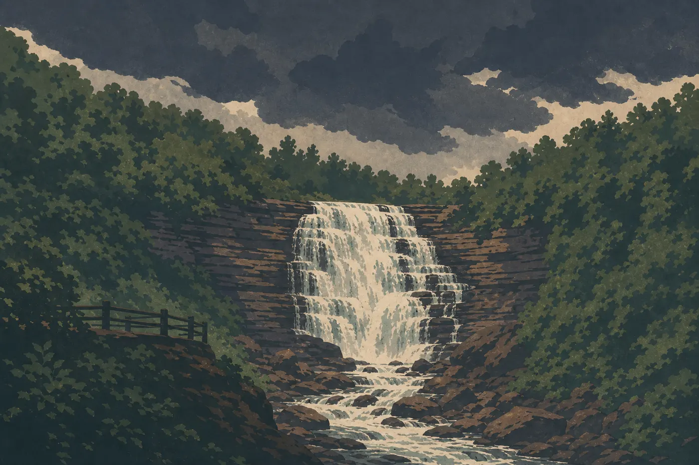 Illustration sérigraphiée :