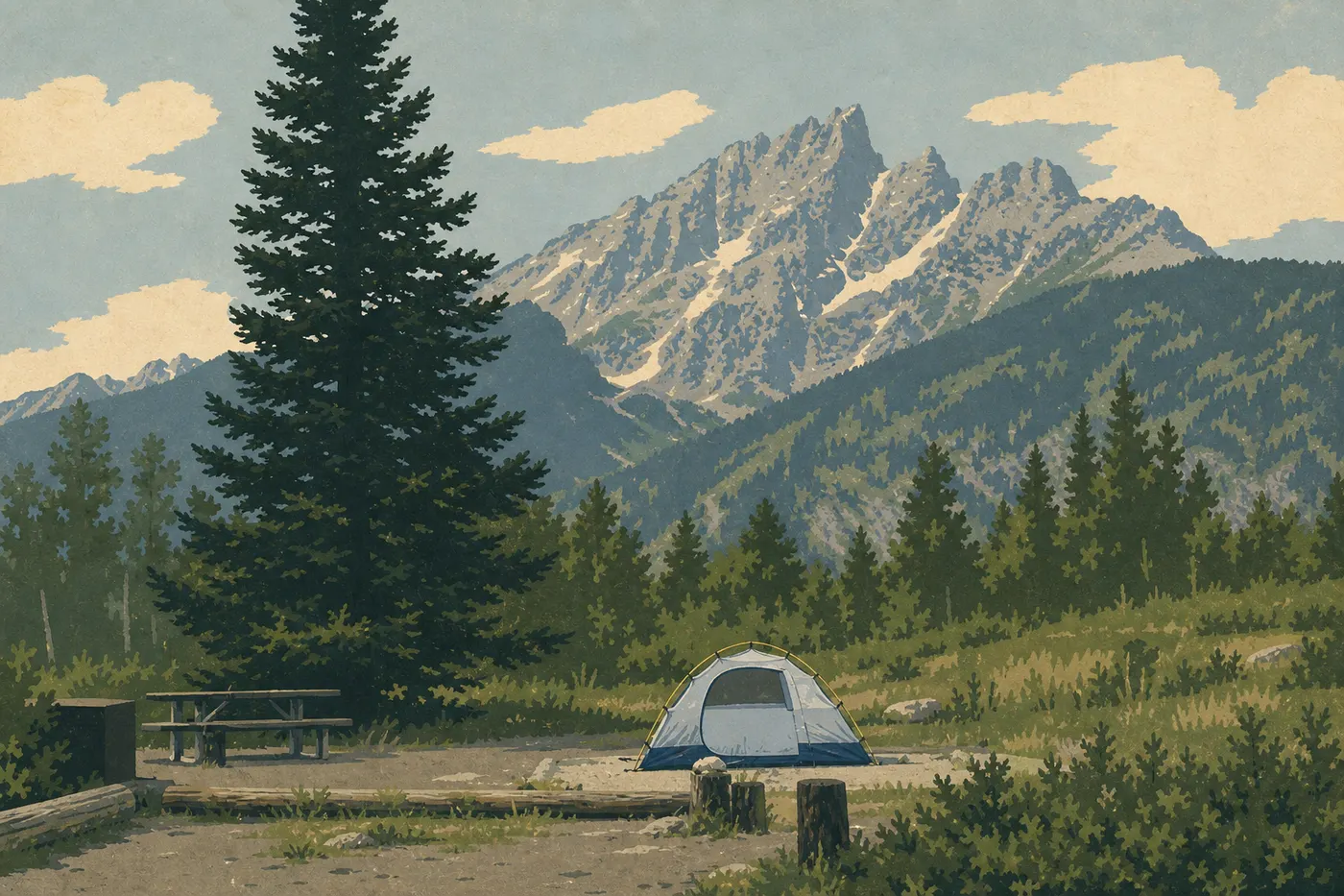 Illustration sérigraphiée :