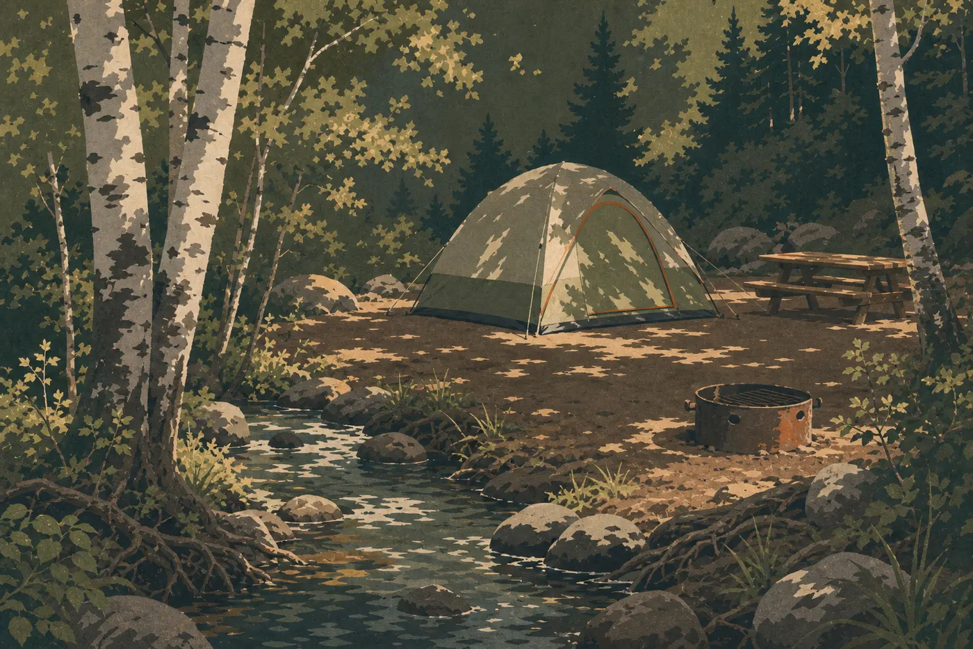Illustration sérigraphiée : 