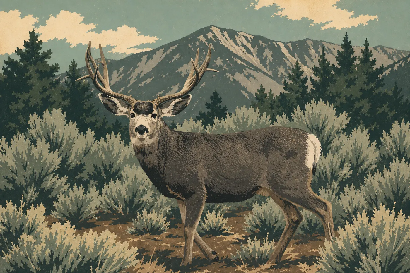 Illustration sérigraphiée : 