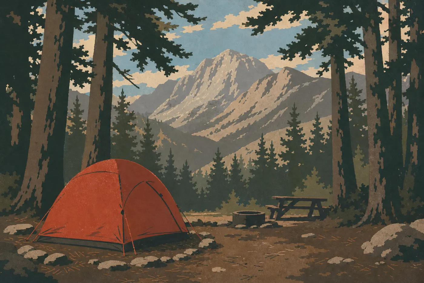 Illustration sérigraphiée : 