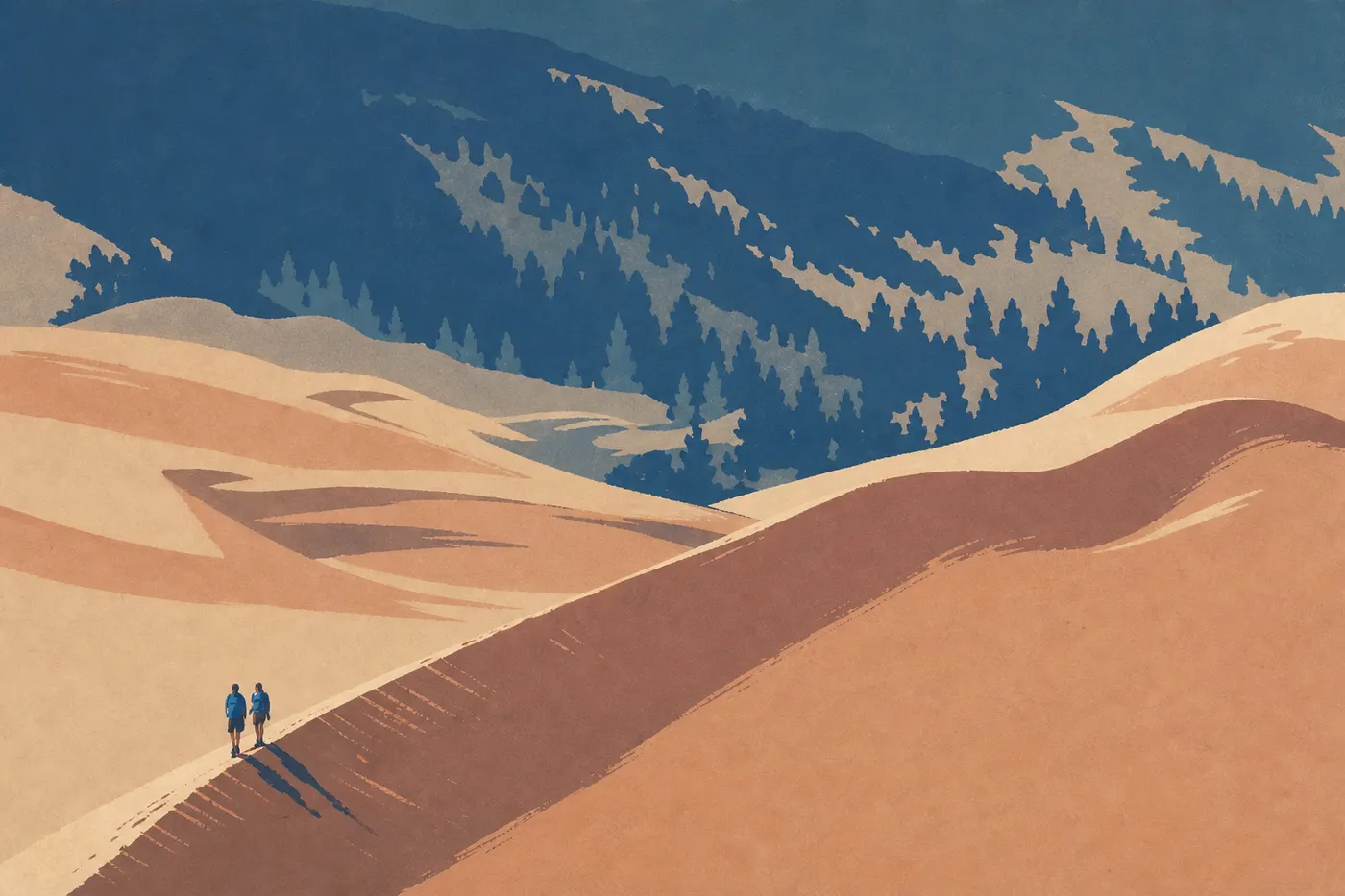 Illustration sérigraphiée : 