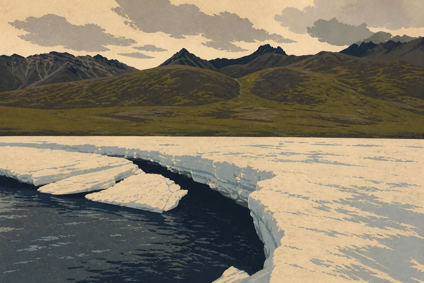La chaîne Brooks, seuil de Gates of the Arctic, parc sans route ni sentier.