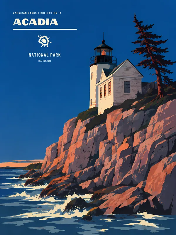 Acadia National Park Poster