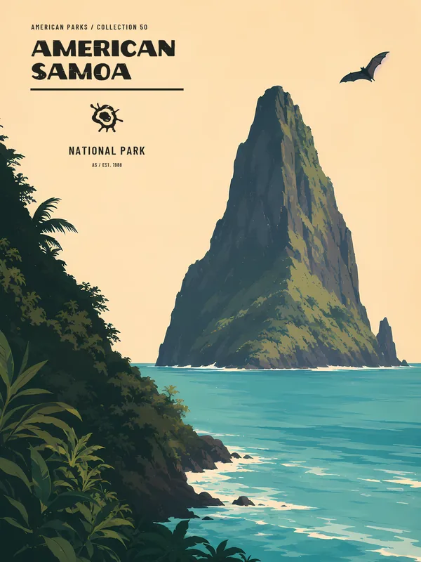 American Samoa National Park Poster