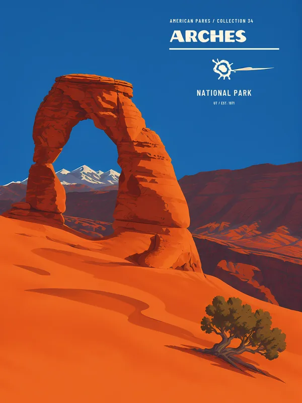 Poster Arches National Park