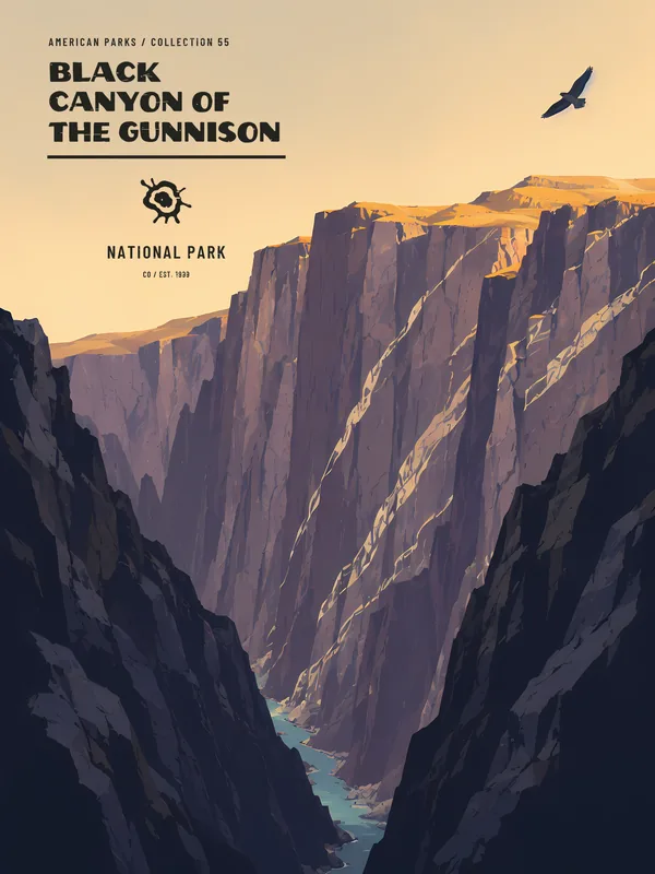 Black Canyon of the Gunnison National Park Poster