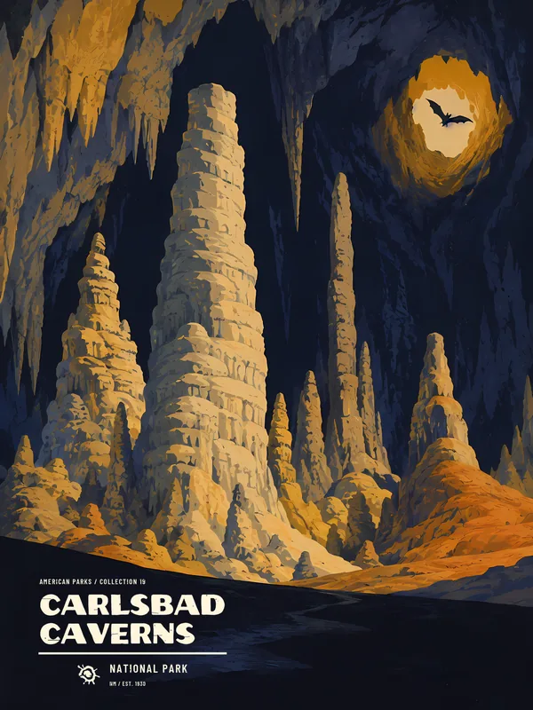 Carlsbad Caverns National Park Poster
