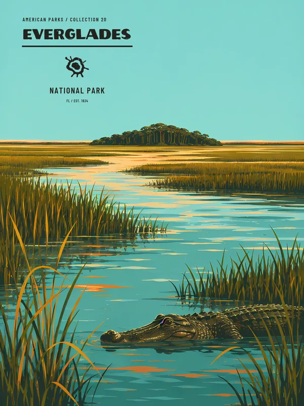 Poster Everglades National Park