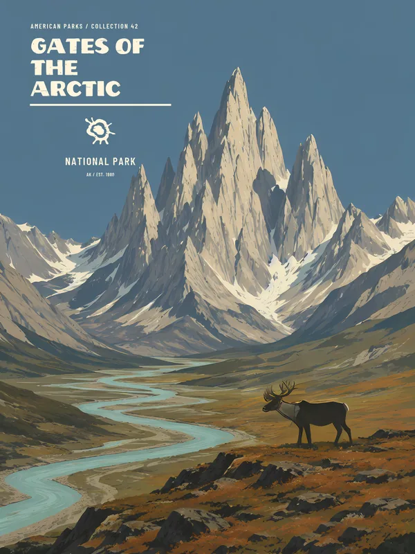 Gates of the Arctic National Park Poster