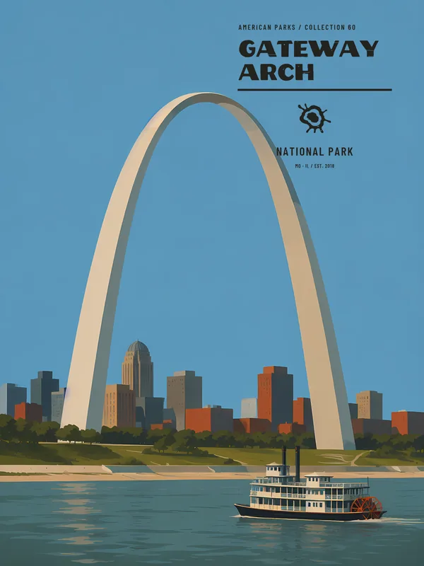Gateway Arch National Park Poster