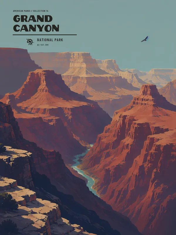 Poster Grand Canyon National Park
