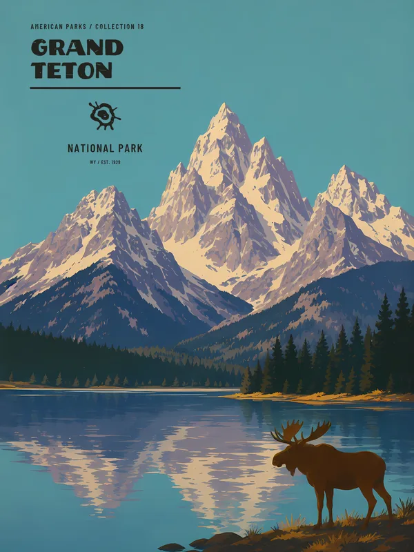 Grand Teton National Park Poster