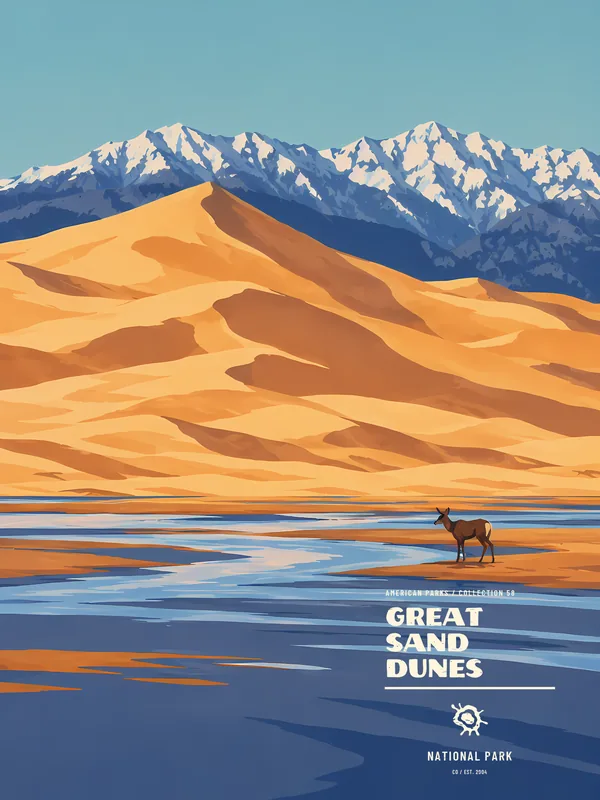 Great Sand Dunes National Park Poster