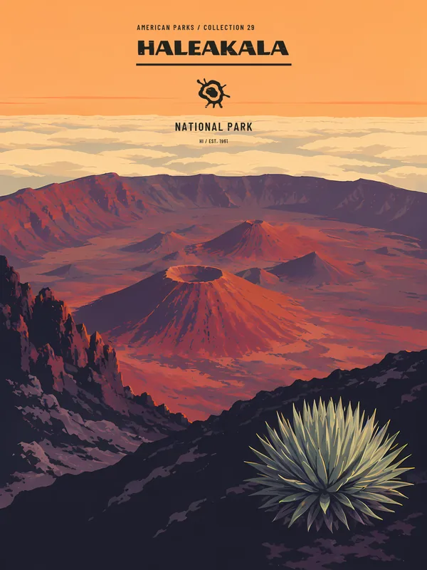 Haleakalā National Park Poster