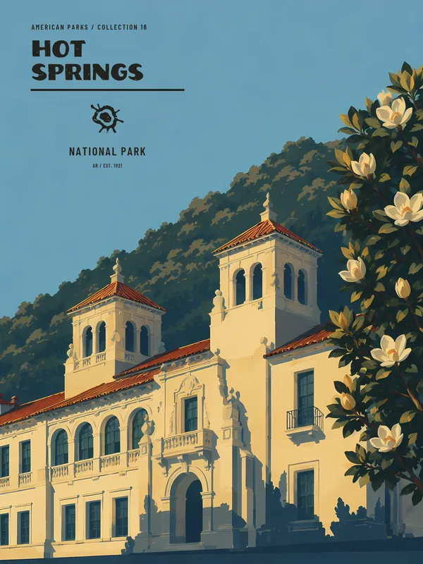 Hot Springs National Park Poster
