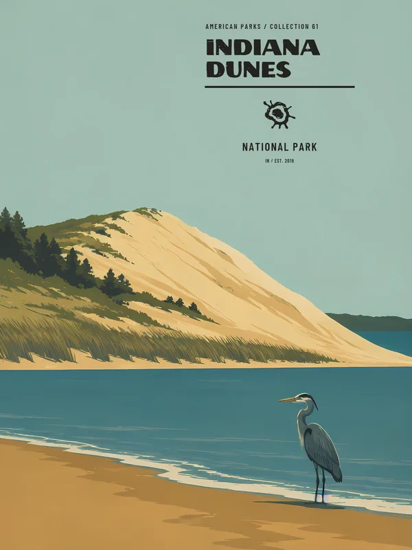 Indiana Dunes National Park Poster