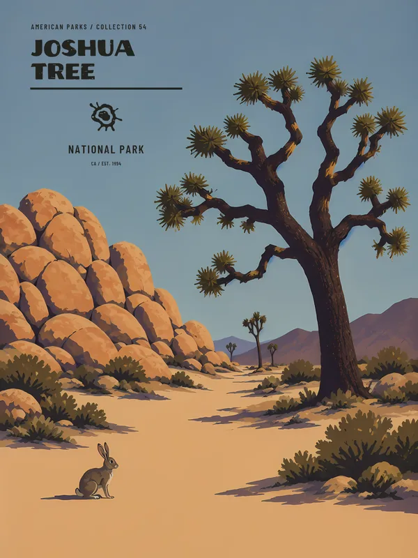 Joshua Tree National Park Poster