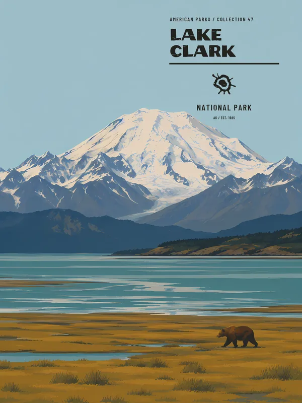 Lake Clark National Park Poster