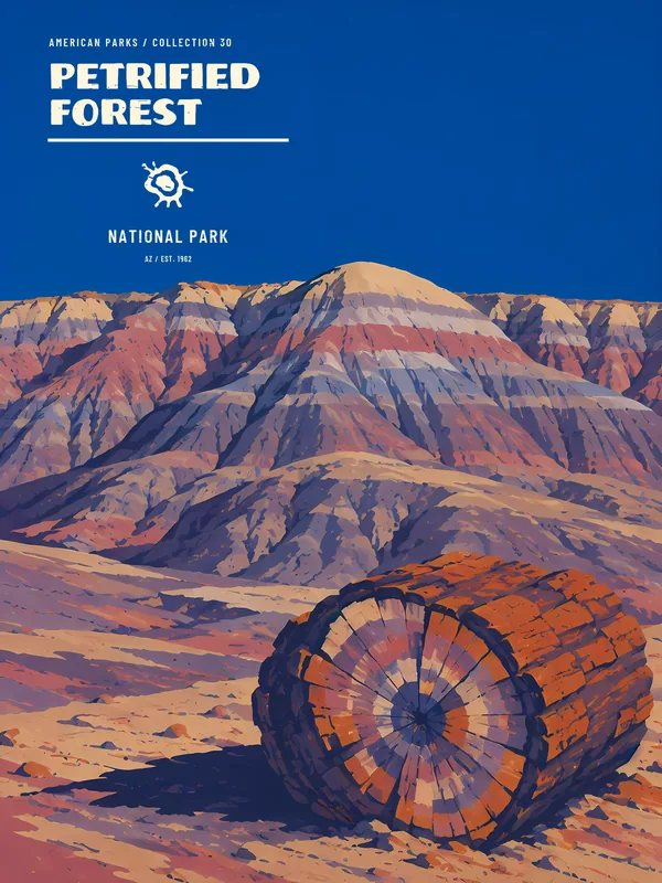 Petrified Forest National Park Poster
