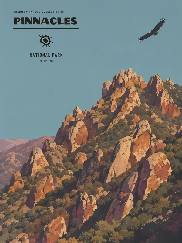 Pinnacles National Park Poster