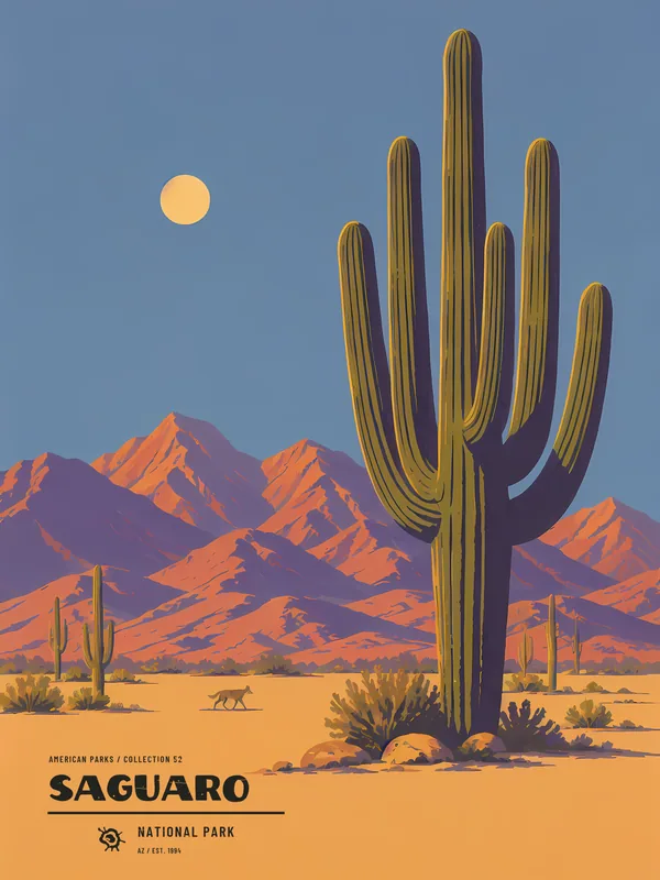 Saguaro National Park Poster
