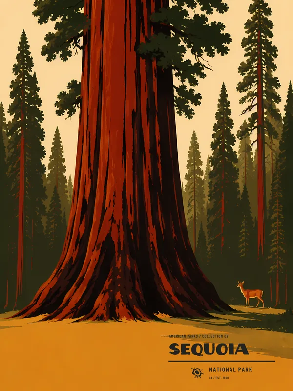 Sequoia National Park Poster