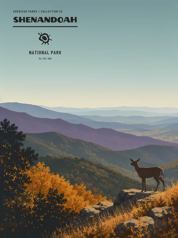 Shenandoah National Park Poster