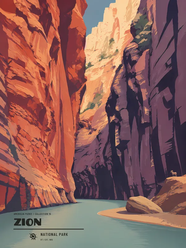 Poster Zion National Park