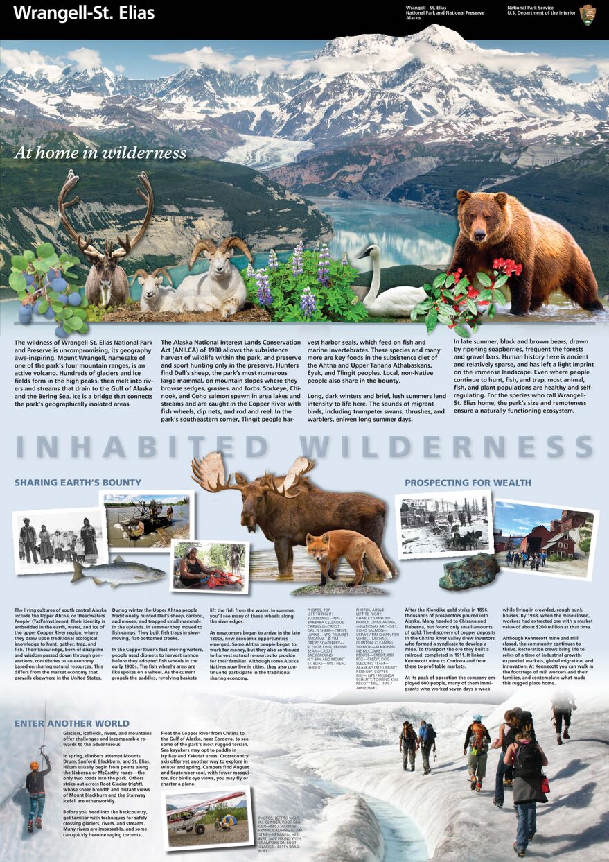 Official NPS map of Wrangell - St Elias (Unigrid)